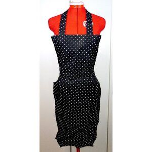 Black & White Polka Dot Apron